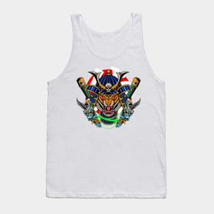 Tiger Samurai v4 02 Tank Top